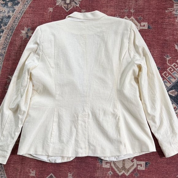 RACHEL ZOE Linen Blend Blazer NWT Size XL - Picture 10 of 13